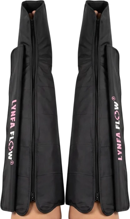 Gambali indossati con la zip chiusa